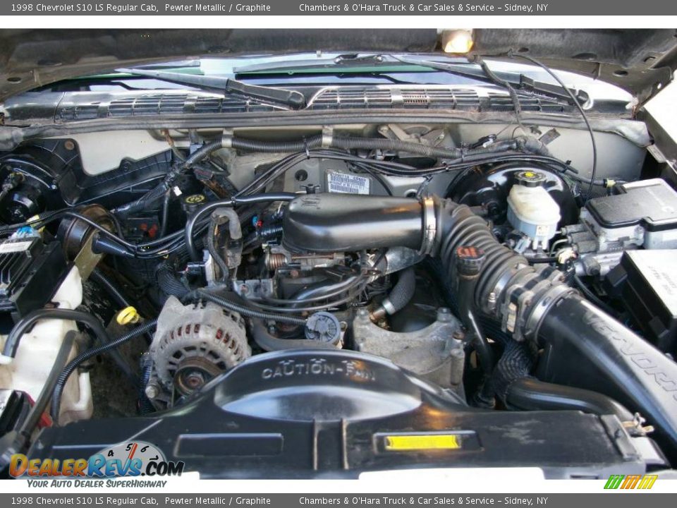 1998 Chevrolet S10 LS Regular Cab Pewter Metallic / Graphite Photo #11
