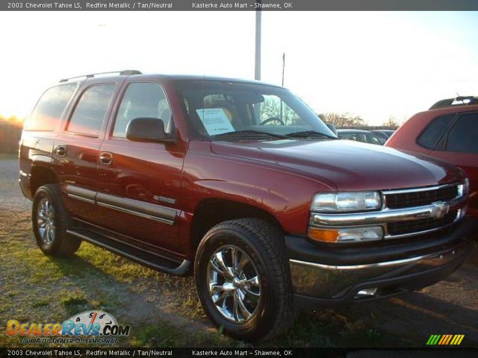 2003 Chevrolet Tahoe LS Redfire Metallic / Tan/Neutral Photo #1