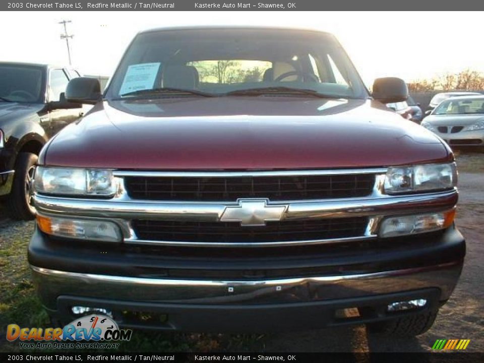2003 Chevrolet Tahoe LS Redfire Metallic / Tan/Neutral Photo #3