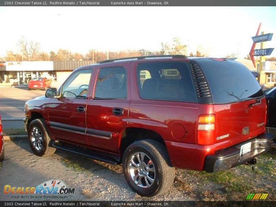 2003 Chevrolet Tahoe LS Redfire Metallic / Tan/Neutral Photo #4