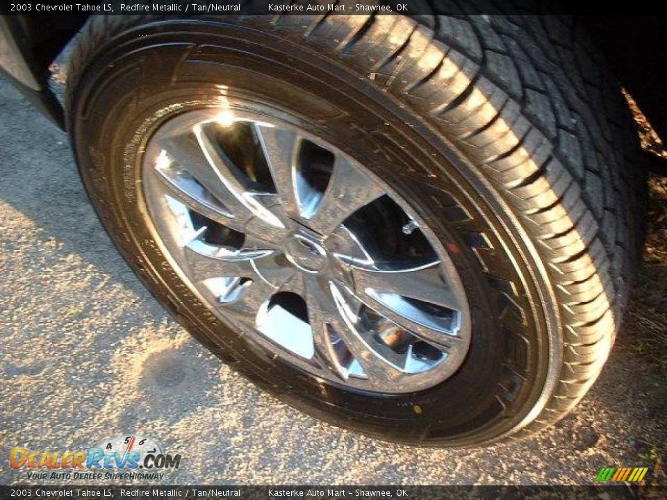 2003 Chevrolet Tahoe LS Redfire Metallic / Tan/Neutral Photo #6