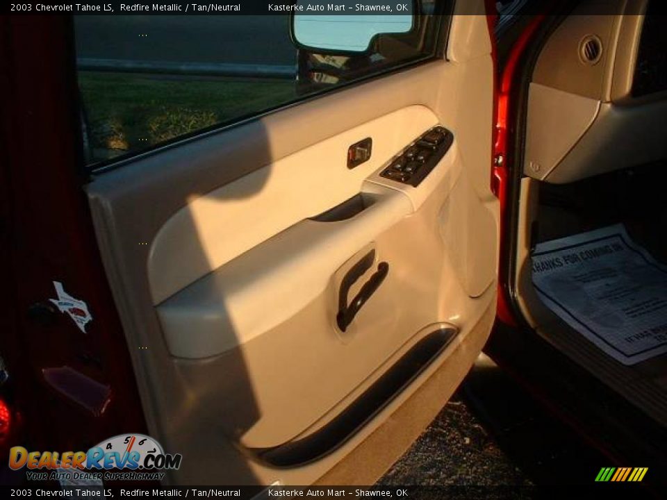 2003 Chevrolet Tahoe LS Redfire Metallic / Tan/Neutral Photo #8