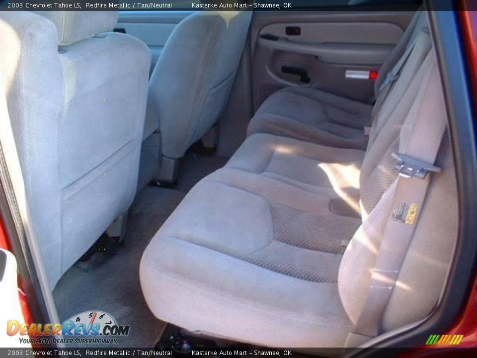 2003 Chevrolet Tahoe LS Redfire Metallic / Tan/Neutral Photo #9