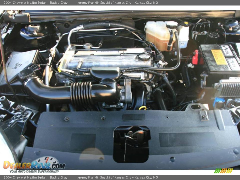 2004 Chevrolet Malibu Sedan Black / Gray Photo #24
