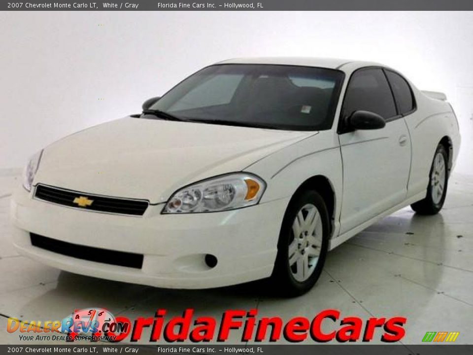 2007 Chevrolet Monte Carlo LT White / Gray Photo #1