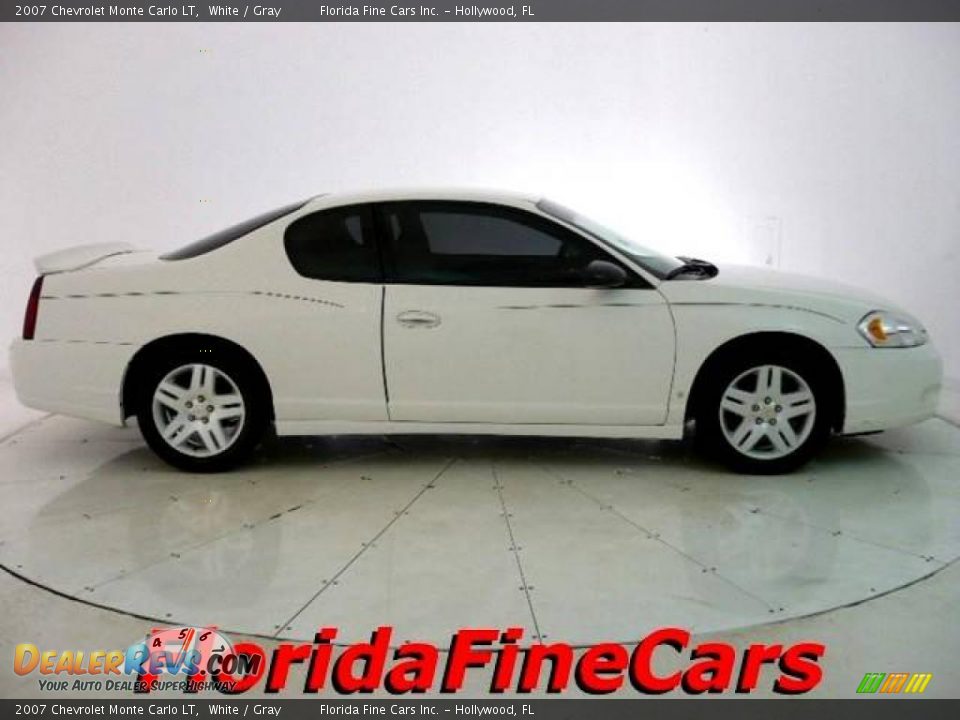 2007 Chevrolet Monte Carlo LT White / Gray Photo #4