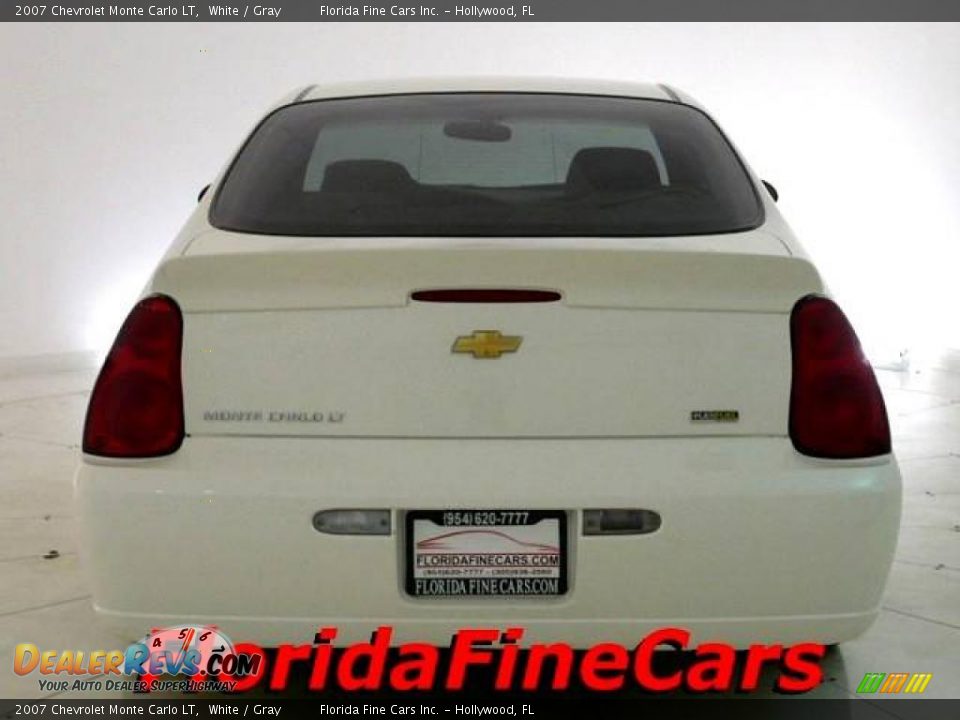 2007 Chevrolet Monte Carlo LT White / Gray Photo #6
