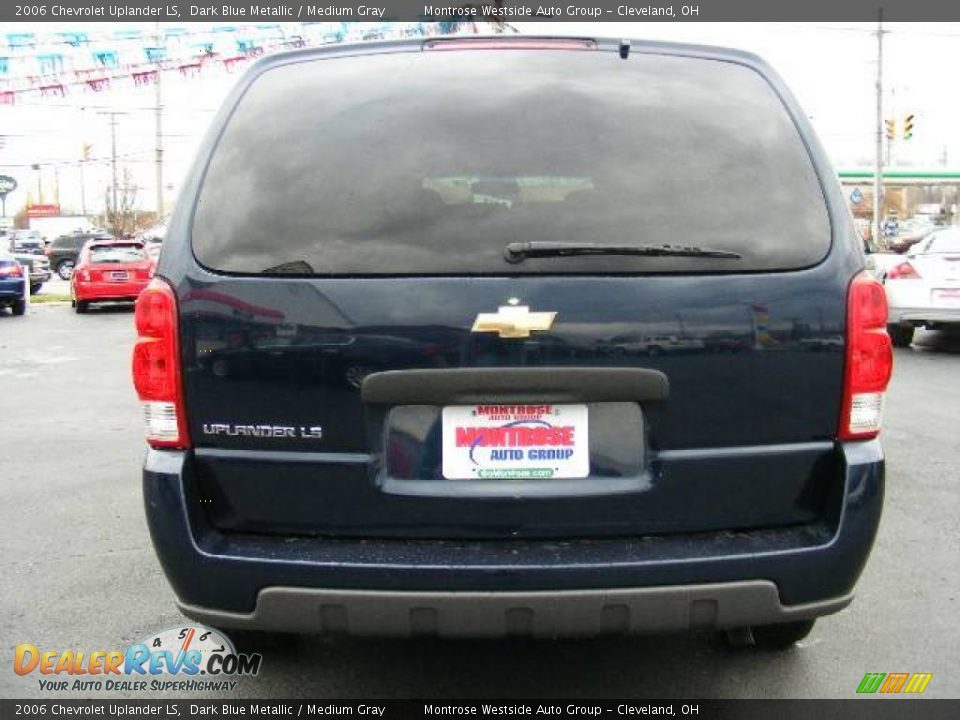 2006 Chevrolet Uplander LS Dark Blue Metallic / Medium Gray Photo #4