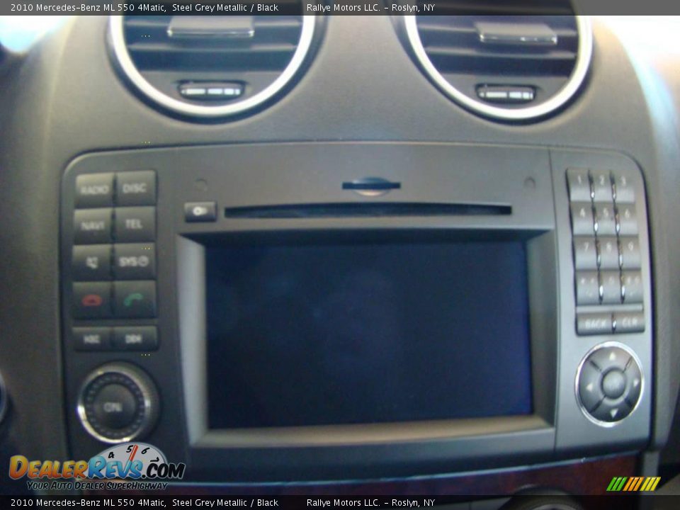 2010 Mercedes-Benz ML 550 4Matic Steel Grey Metallic / Black Photo #12