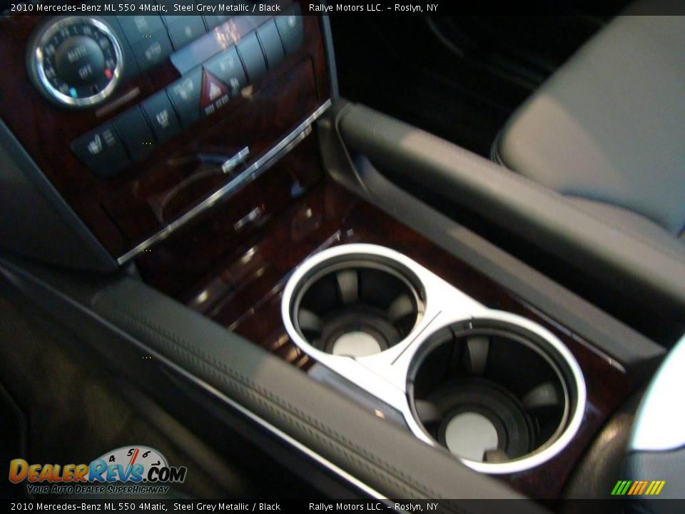 2010 Mercedes-Benz ML 550 4Matic Steel Grey Metallic / Black Photo #13