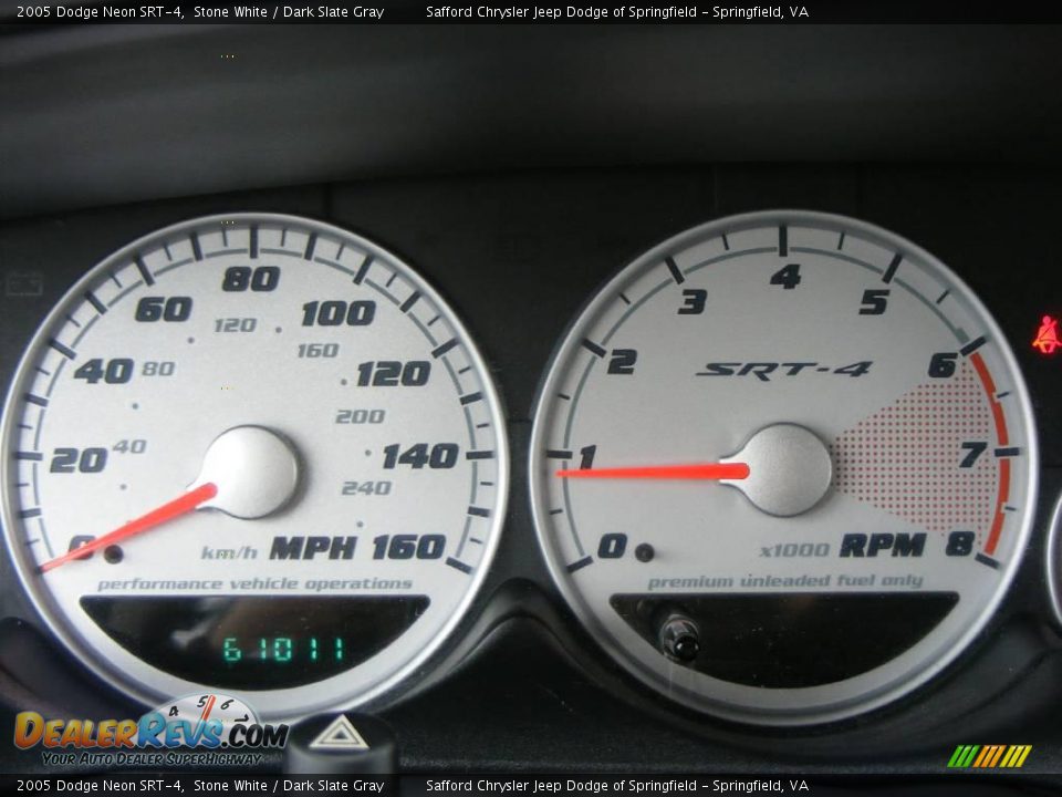 2005 Dodge Neon SRT-4 Stone White / Dark Slate Gray Photo #9