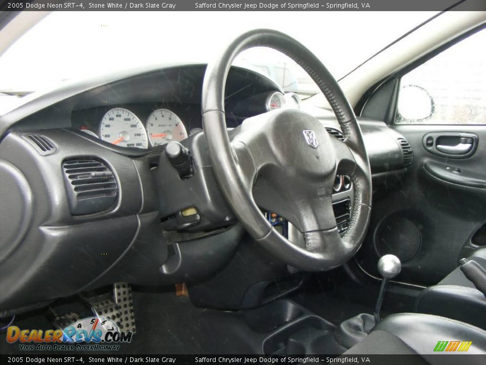 2005 Dodge Neon SRT-4 Stone White / Dark Slate Gray Photo #12