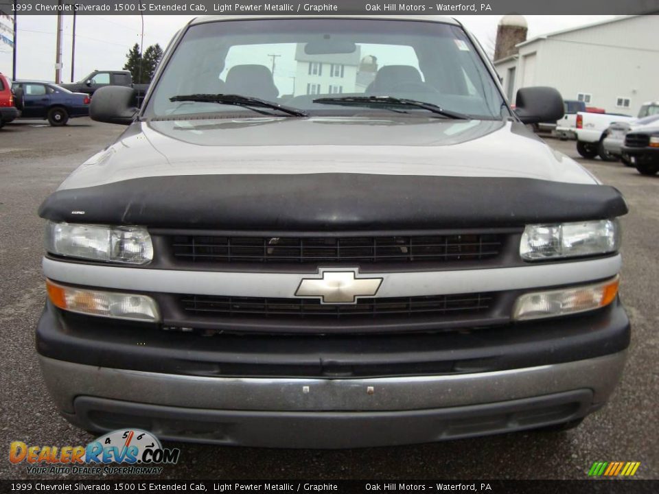 1999 Chevrolet Silverado 1500 LS Extended Cab Light Pewter Metallic / Graphite Photo #4