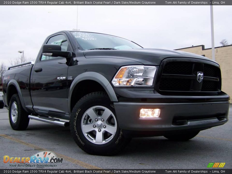 2010 Dodge Ram 1500 TRX4 Regular Cab 4x4 Brilliant Black Crystal Pearl / Dark Slate/Medium Graystone Photo #1