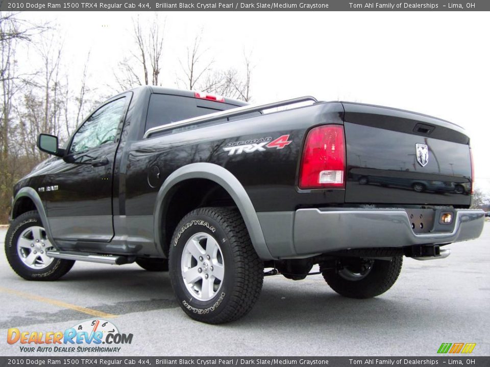 2010 Dodge Ram 1500 TRX4 Regular Cab 4x4 Brilliant Black Crystal Pearl / Dark Slate/Medium Graystone Photo #4