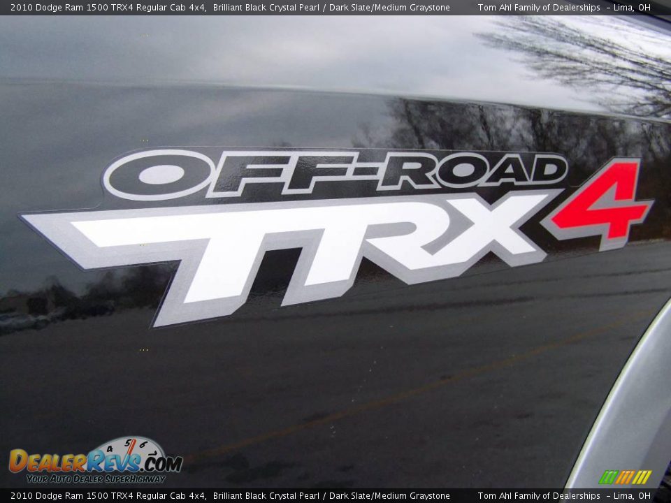 2010 Dodge Ram 1500 TRX4 Regular Cab 4x4 Brilliant Black Crystal Pearl / Dark Slate/Medium Graystone Photo #8
