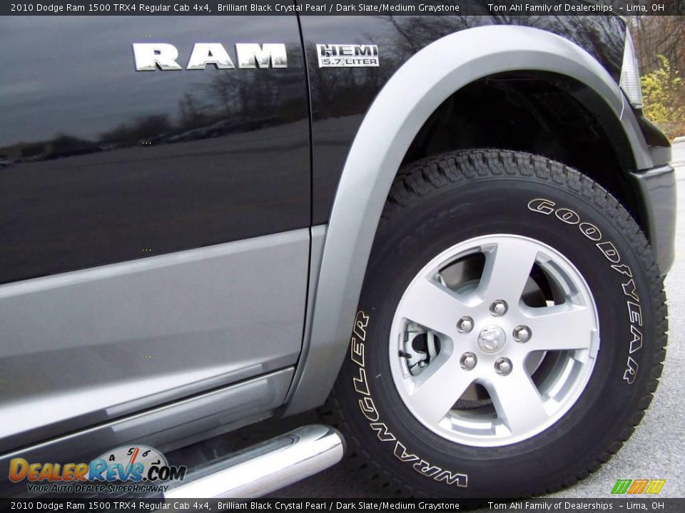 2010 Dodge Ram 1500 TRX4 Regular Cab 4x4 Brilliant Black Crystal Pearl / Dark Slate/Medium Graystone Photo #10