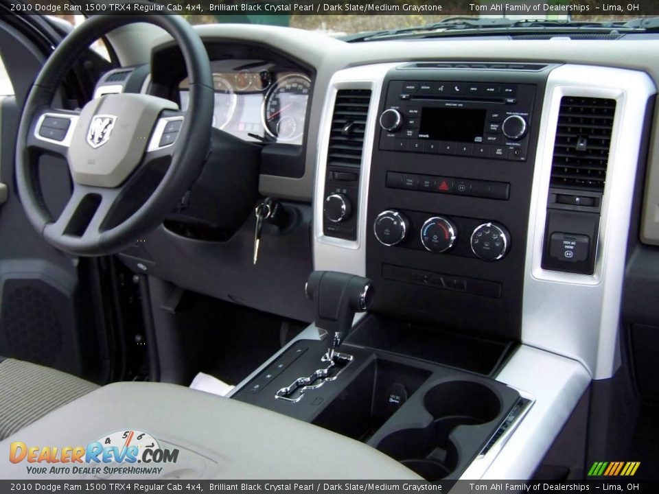 2010 Dodge Ram 1500 TRX4 Regular Cab 4x4 Brilliant Black Crystal Pearl / Dark Slate/Medium Graystone Photo #14