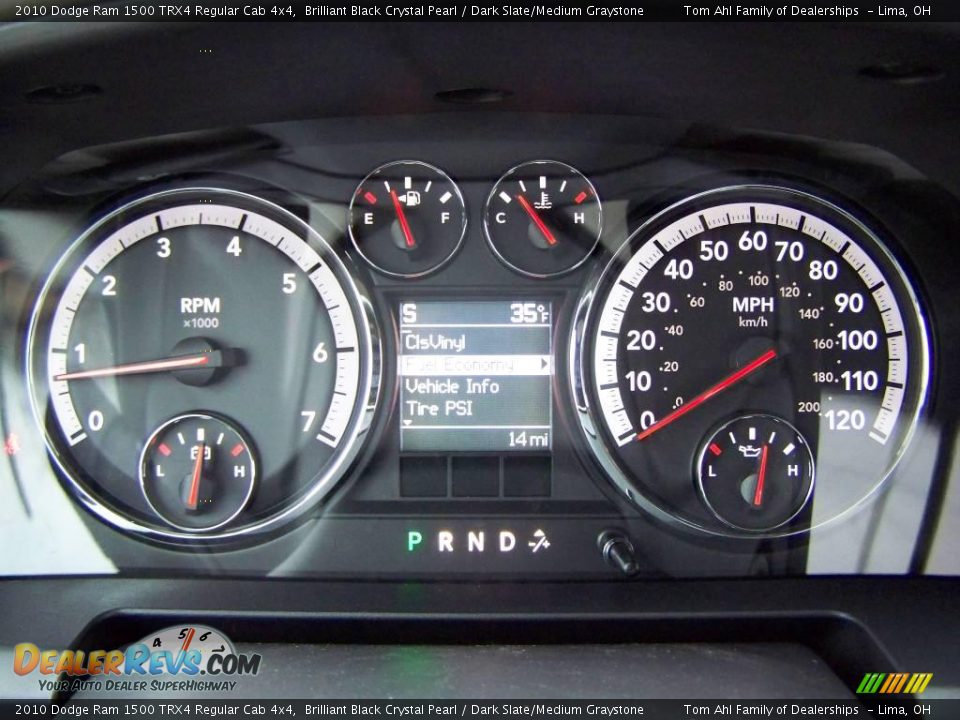 2010 Dodge Ram 1500 TRX4 Regular Cab 4x4 Brilliant Black Crystal Pearl / Dark Slate/Medium Graystone Photo #16