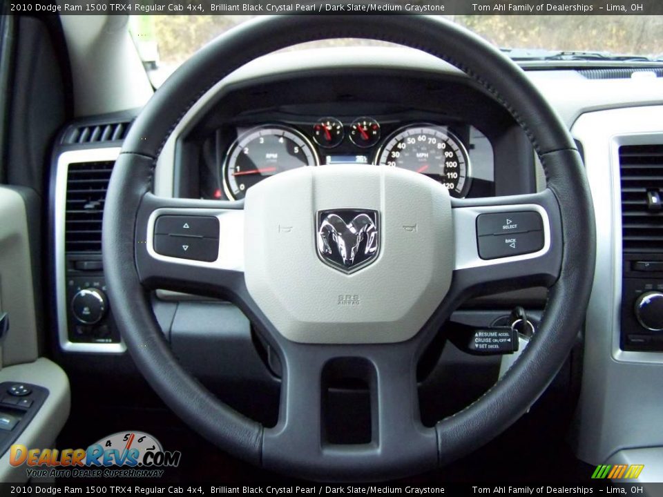 2010 Dodge Ram 1500 TRX4 Regular Cab 4x4 Brilliant Black Crystal Pearl / Dark Slate/Medium Graystone Photo #17