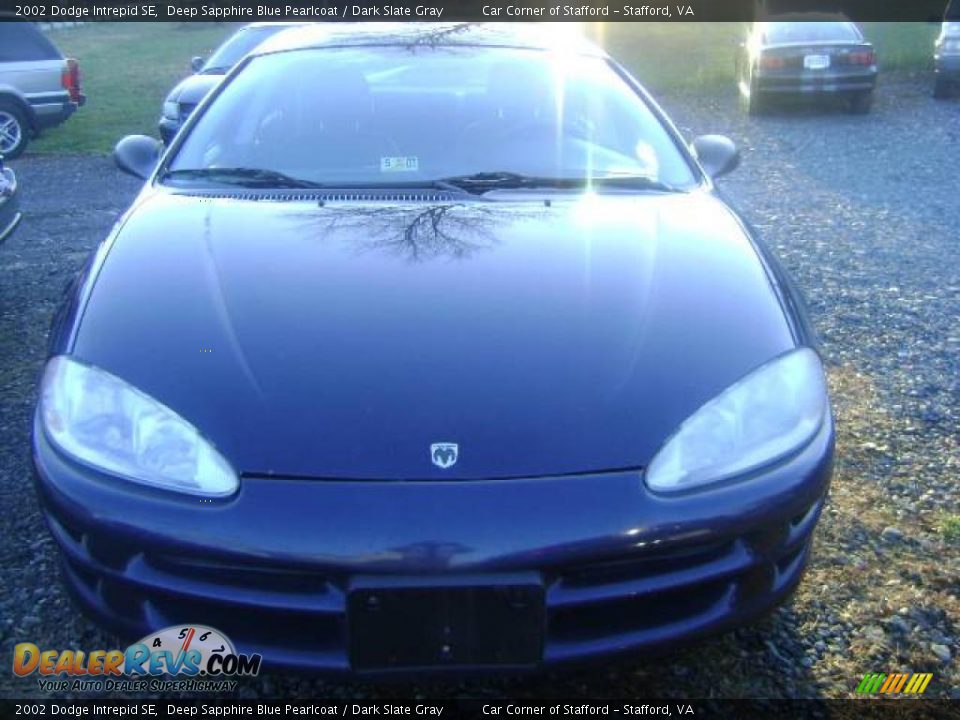 2002 Dodge Intrepid SE Deep Sapphire Blue Pearlcoat / Dark Slate Gray Photo #4