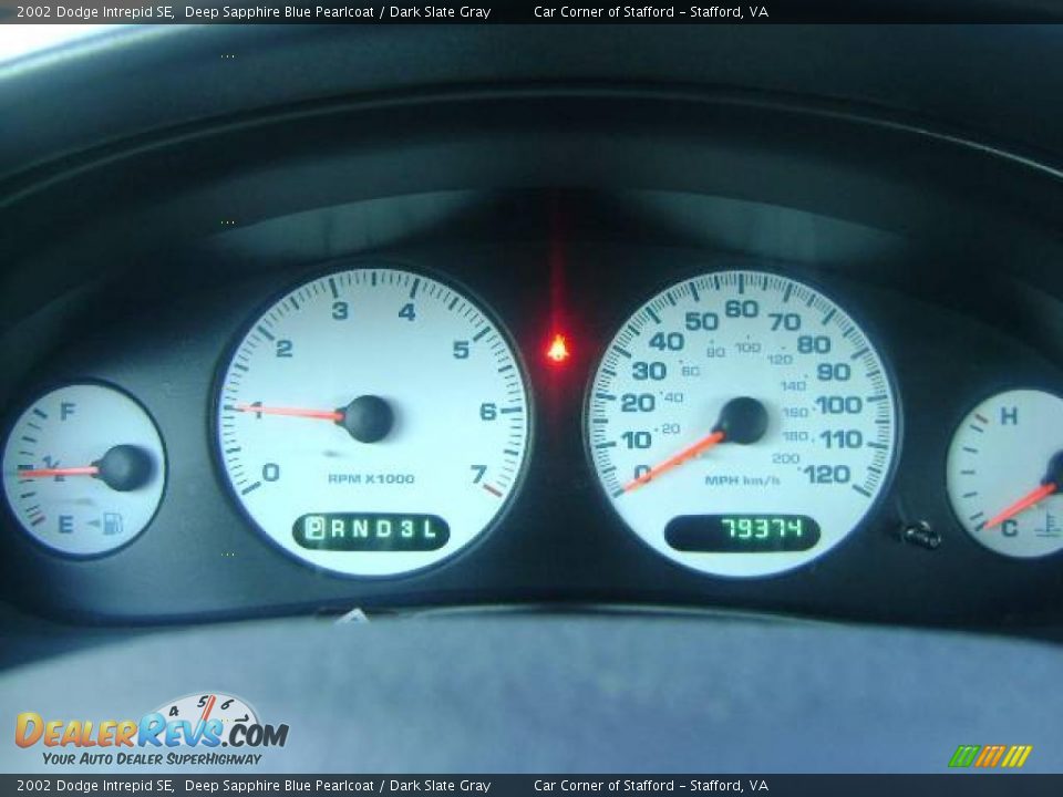 2002 Dodge Intrepid SE Deep Sapphire Blue Pearlcoat / Dark Slate Gray Photo #18