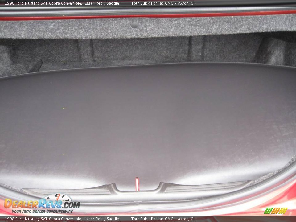 1998 Ford Mustang SVT Cobra Convertible Laser Red / Saddle Photo #21