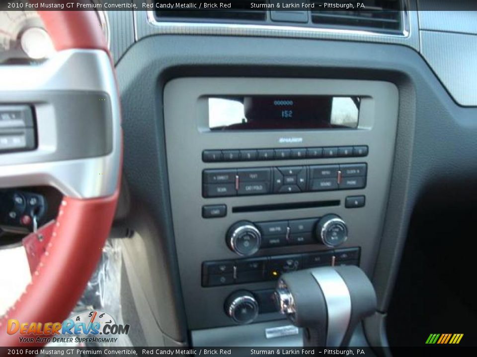 2010 Ford Mustang GT Premium Convertible Red Candy Metallic / Brick Red Photo #18
