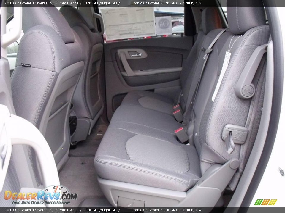 2010 Chevrolet Traverse LS Summit White / Dark Gray/Light Gray Photo #11
