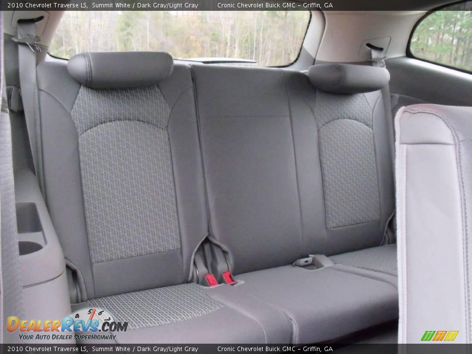 2010 Chevrolet Traverse LS Summit White / Dark Gray/Light Gray Photo #14