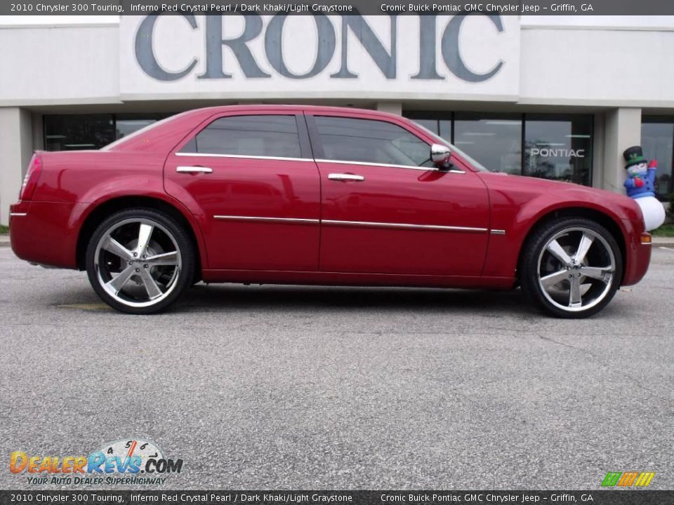 2010 Chrysler 300 Touring Inferno Red Crystal Pearl / Dark Khaki/Light Graystone Photo #1