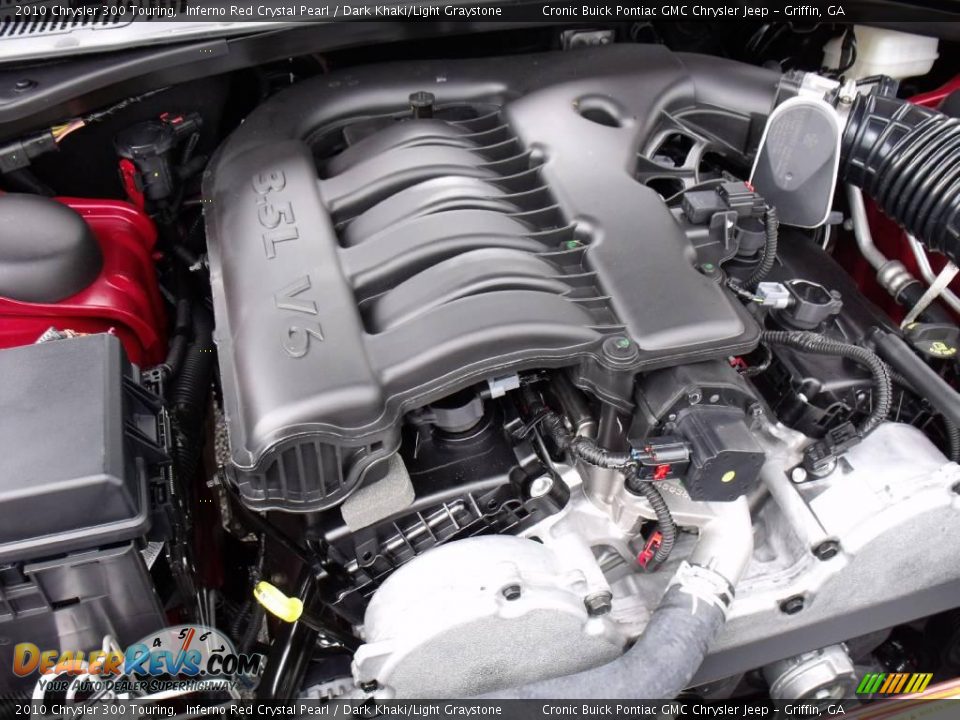 2010 Chrysler 300 Touring Inferno Red Crystal Pearl / Dark Khaki/Light Graystone Photo #11