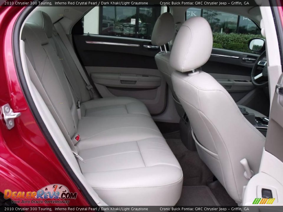 2010 Chrysler 300 Touring Inferno Red Crystal Pearl / Dark Khaki/Light Graystone Photo #14