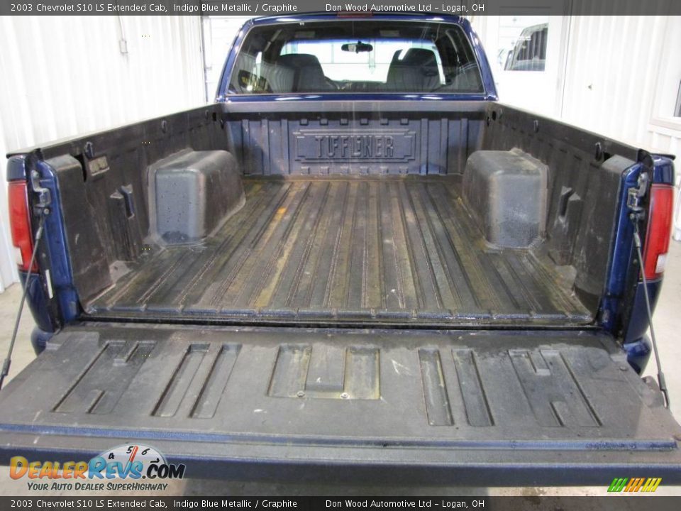 2003 Chevrolet S10 LS Extended Cab Indigo Blue Metallic / Graphite Photo #6