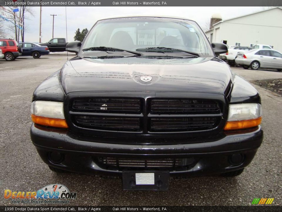 1998 Dodge Dakota Sport Extended Cab Black / Agate Photo #4