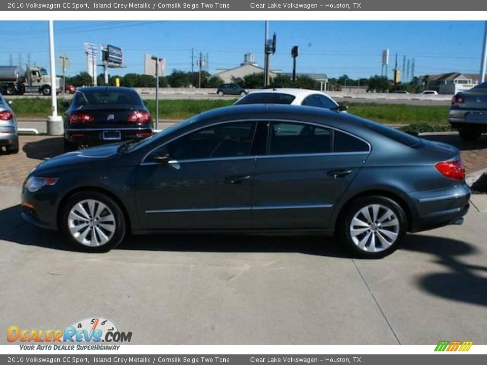 2010 Volkswagen CC Sport Island Grey Metallic / Cornsilk Beige Two Tone Photo #2