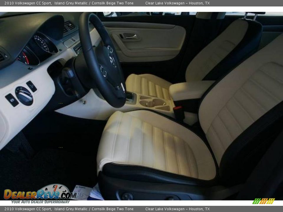 2010 Volkswagen CC Sport Island Grey Metallic / Cornsilk Beige Two Tone Photo #4