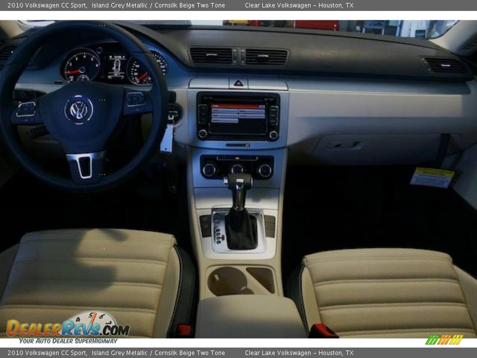 2010 Volkswagen CC Sport Island Grey Metallic / Cornsilk Beige Two Tone Photo #5