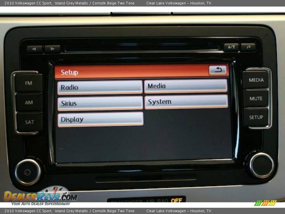 2010 Volkswagen CC Sport Island Grey Metallic / Cornsilk Beige Two Tone Photo #8