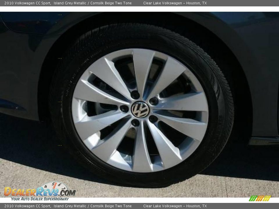 2010 Volkswagen CC Sport Island Grey Metallic / Cornsilk Beige Two Tone Photo #9