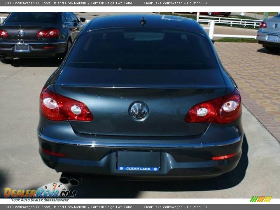 2010 Volkswagen CC Sport Island Grey Metallic / Cornsilk Beige Two Tone Photo #12