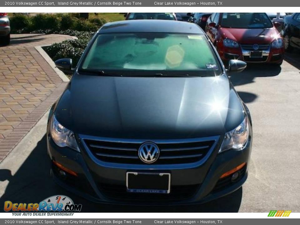 2010 Volkswagen CC Sport Island Grey Metallic / Cornsilk Beige Two Tone Photo #14