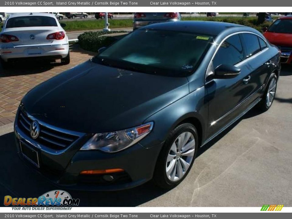 2010 Volkswagen CC Sport Island Grey Metallic / Cornsilk Beige Two Tone Photo #16