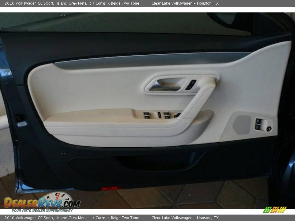 2010 Volkswagen CC Sport Island Grey Metallic / Cornsilk Beige Two Tone Photo #18