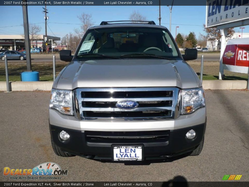 2007 Ford Expedition XLT 4x4 Silver Birch Metallic / Stone Photo #2