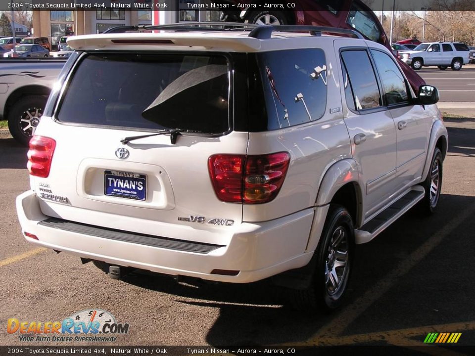 2004 Toyota Sequoia Limited 4x4 Natural White Oak Photo 6