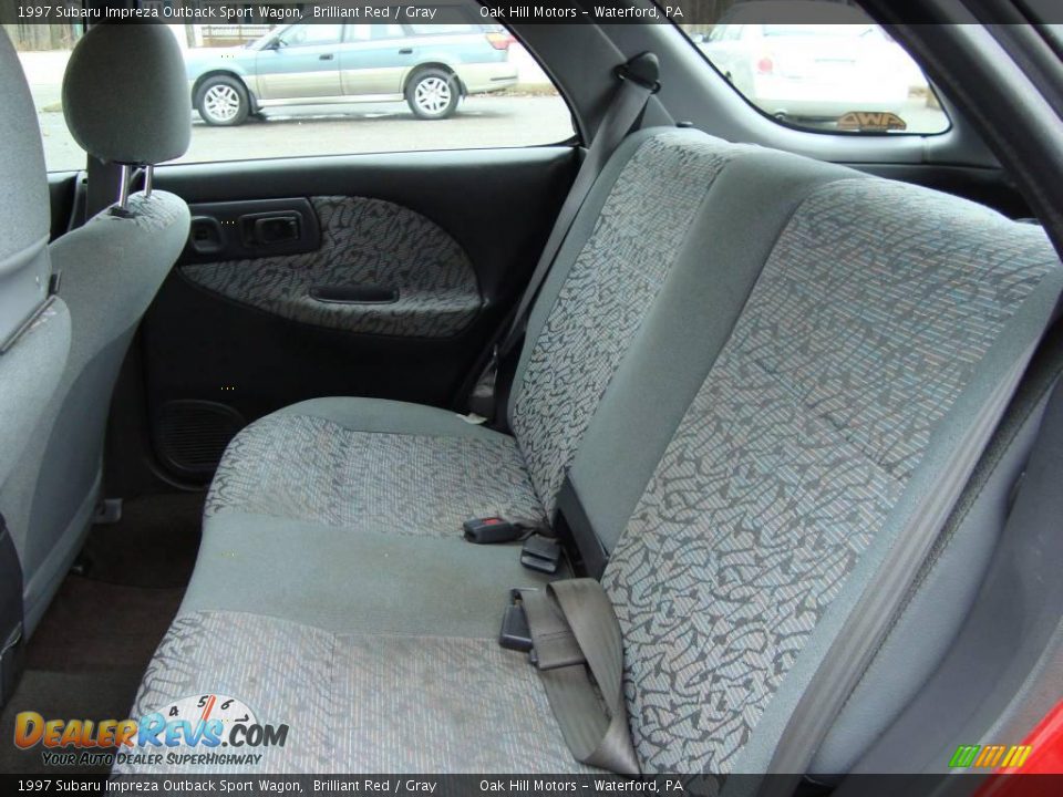 1997 Subaru Impreza Outback Sport Wagon Brilliant Red / Gray Photo #12