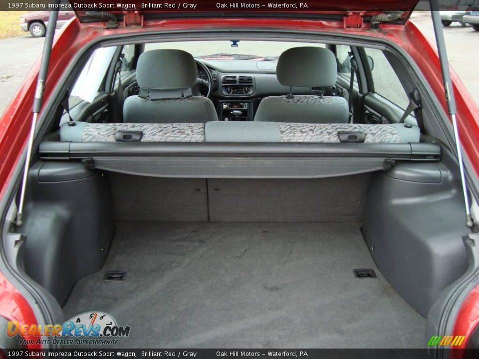 1997 Subaru Impreza Outback Sport Wagon Brilliant Red / Gray Photo #13