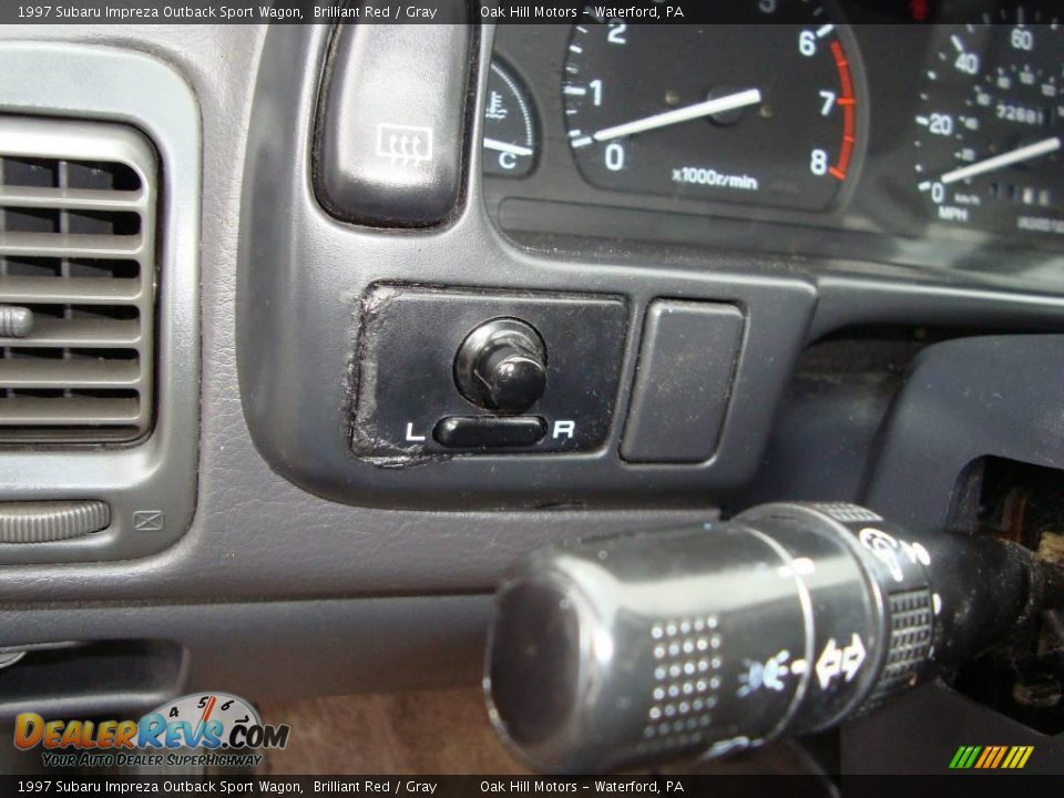 1997 Subaru Impreza Outback Sport Wagon Brilliant Red / Gray Photo #15