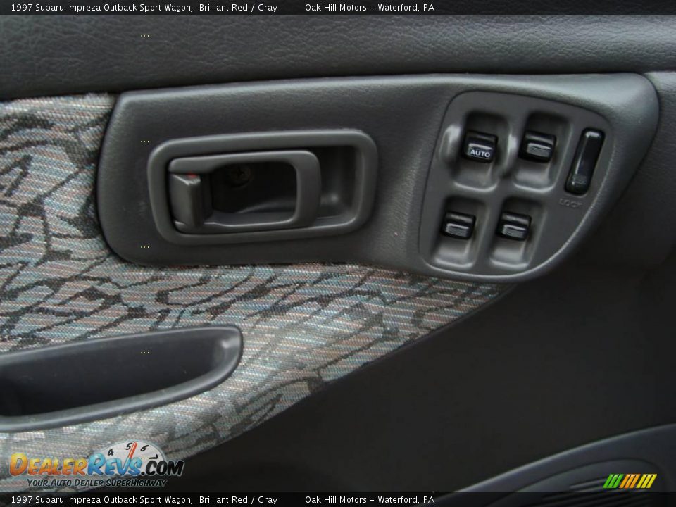 1997 Subaru Impreza Outback Sport Wagon Brilliant Red / Gray Photo #16